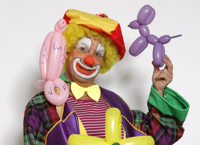 clown pepe kinderfeest, noord-holland